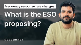 Frequency Response rule changes What is the ESO proposing [upl. by Ahtebat]