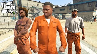 FRANKLIN GOES TO PRISON IN GTA 5 [upl. by Atniuqal364]