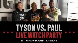 Tyson VS Paul FightCamp Watch Party [upl. by Enaitsirk]