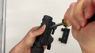 How to mount Trijicon ACOG to LaRue LT100 Mount [upl. by Happ]