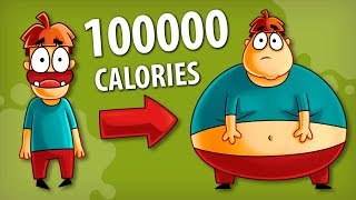 What if You Eat 100 000 Calories [upl. by Kalbli]