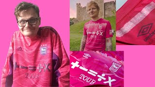 Ed Sheerans 2nd Collab 3rd Kit For Ipswich Town Revealed [upl. by Nairahcaz266]