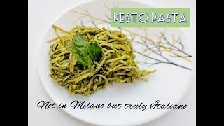 Pesto Pasta Recipe  Pesto Spaghetti  Truly Italian Taste with easy Ingredients [upl. by Ruella]