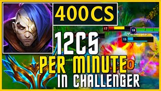 How To Path Like A CHALLENGER KAYN 12 CS PER MINUTE [upl. by Lindley]