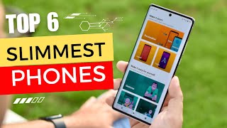 Top 6  Best Slimmest Smartphones 2023 [upl. by Kcirednek]