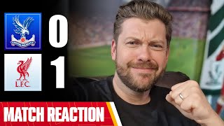 MASSIVE WIN UNDER PRESSURE  CRYSTAL PALACE 01 LIVERPOOL  MAYCH REACTION [upl. by Konrad816]