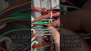 Coupure de la ligne fibre optique suite à un impayé connexion fibreoptique internet prank [upl. by Aigneis888]