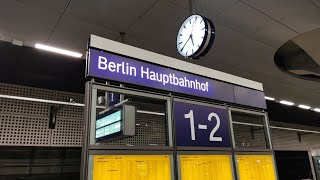 Bahnsteigansagen Blechelse Berlin Hbf oben und tief Teil 2 [upl. by Doownel]