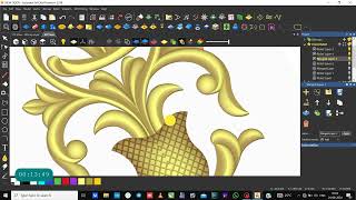 How to make 3d door design in artcam 2018 Part3 [upl. by Ornstead]