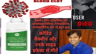 Covid Vaccine Side effects in HindiUrdu Covishield Astrazeneca Moderna Pfizer Janssen [upl. by Anahtor]