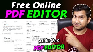 Online PDF Editor Free 2023  pdf edit kaise kare  sejda pdf editor [upl. by Chet]