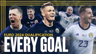 EVERY EURO 2024 Qualification Goal 🤩  McTominay McLean Dykes McGinn  Scotland National Team [upl. by Ykcim881]