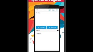 Spanish English Translator [upl. by Reh]