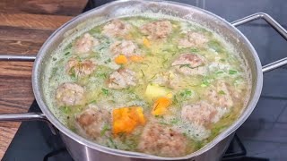 Aus dieser Suppe alle sind begeistert Linsensuppe mit Fleischbällchen [upl. by Eeleak]