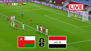 Live Iraq vs Oman  2026 World Cup Qualifiers  PES 21 game [upl. by Wescott851]