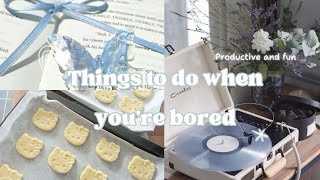 20 FUN THINGS TO DO WHEN YOU’RE BORED [upl. by Arrio]