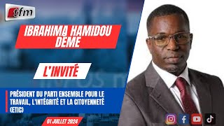 Linvite dinfos matin en wolof  Ibrahima Hamidou Dème  01 juillet 2024 [upl. by Lenod]