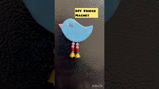 DIY Fridge Magnet with Clay 🐦 youtubeshorts diy shorts ytshorts viralshorts claycraft [upl. by Oriane863]