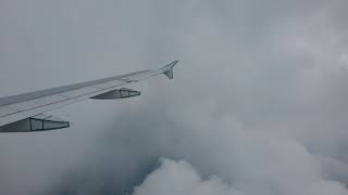 Air Plane Flying Through ThunderStorm  Cumulonimbus Cloud  4K UDH [upl. by Annay]