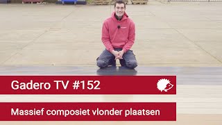 152 Massief composiet vlonder plaatsen [upl. by Asante]