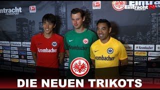 Die neuen Trikots der SGE [upl. by Airahcaz]