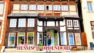 216 Hessisch Oldendorf Old Town in Germany  Germany Travel [upl. by Aihsiek]