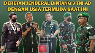 Deretan Jenderal Bintang 3 TNI AD termuda yang menjabat saat ini siapa Calon KASAD selanjutnya [upl. by Licna]