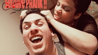 SEIZURE PRANK ON GIRLFRIEND [upl. by Eecyac]