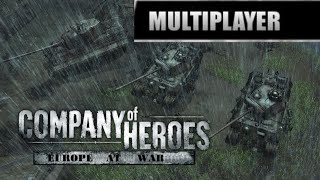 Company of Heroes CoOp Scheldt 2vs4 Expert CPU Europe At War mod [upl. by Lahey]