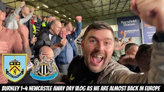 Burnley 14 Newcastle away day vlog  fans HURT THEMSELVES IN THE WILD GOAL CELEBRATIONS [upl. by Tarra985]