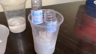 Experimento de química  Crioscopia [upl. by Tebzil14]