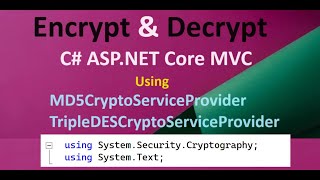 C Encrypt amp Decrypt Password using MD5 Hashing Algorithm  Encode and Decode Password  Base64 [upl. by Morrill973]