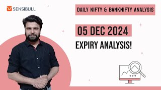 हिंदी Nifty and Bank Nifty Analysis for tomorrow 05 DEC  Market Outlook [upl. by Kuska]