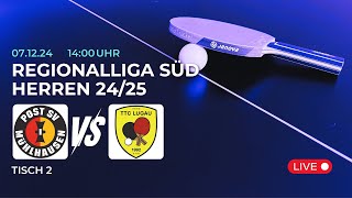 Post SV Mühlhausen II vs TTC Lugau  Tischtennis Saison 2425  Tisch 2 [upl. by Lalo297]