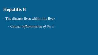 Liver Disease  Hepatitis B [upl. by Firmin]