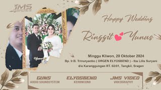 🟢 LIVE MID KERONCONG ELYOSBEND  WEDDING RINGGIT 💕 YUNUS  GUNS AUDIO  JMS PRO [upl. by Alysa]