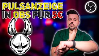 💕 Pulsanzeige für 5€ in OBS  Twtich  Mit Applewatch und dem Health Data Server Overlay  HOW TO [upl. by Lundt]