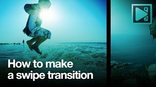 How to do swipe transition in VSDC Free Video Editor version 638 [upl. by Wordoow483]