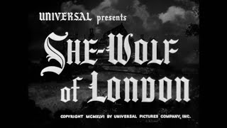 SheWolf of London 1946  A Haunting Mystery of Fear and Madness Full Movie [upl. by Nauaj]