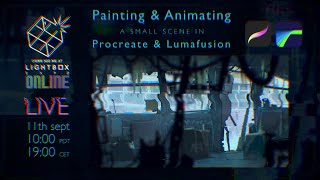 Painting amp Animating a small scene in Procreate and Lumafusion [upl. by Regine]