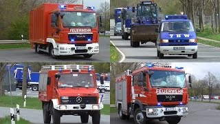 Einsatzfahrten Regionsfeuerwehrbereitschaft Hannover in Salzgitter [upl. by Galang536]