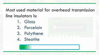 Most commonly used material for overhead transmission line insulators is [upl. by Elleneg692]