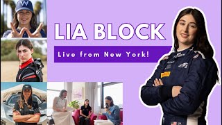 Lia Block live in NYC  F1 Academy Williams Racing and the Miami Grand Prix [upl. by Olfe]