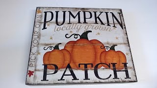 Dollar Tree DIY Calendar Pumpkin Patch [upl. by Aeriel]