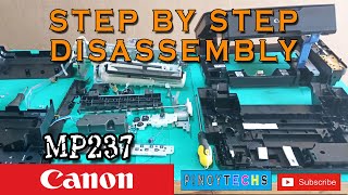 CANON MP237 DISASSEMBLY  TAGALOG  PinoyTechs [upl. by Esyli317]