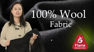 Begoodtex 100 Wool Flame Retardant Fabric [upl. by Alleuol756]