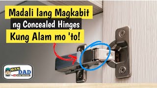 Paano Magkabit ng Concealed Hinges  Ultimate Guide  Ways of Installing Concealed Hinges   TIPS [upl. by Nigel]