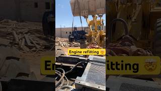 Engine refitting 🤯shorts ytshort yttrending viralvideo automobile trending construction jcb [upl. by Zeb]