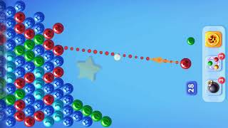 Bubble Shooter Gameplay  Bubble Shooter game level 36 [upl. by Occer]