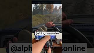 Crossing river in Nissan  Snowrunner alphagamers snowrunner gaming games 4k shorts short [upl. by Aenet]